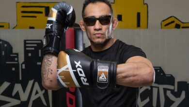 Tony Ferguson boxing