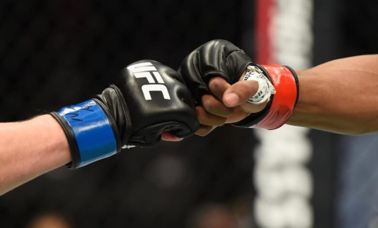 UFC glove touch