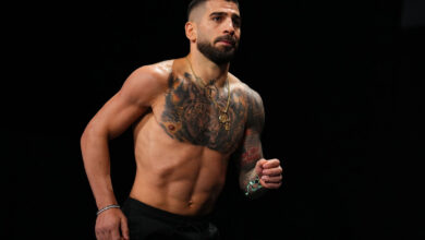 Ilia Topuria UFC weigh-in