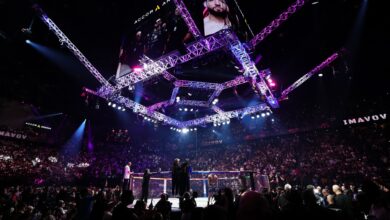 Arena view of UFC Paris: Nassourdine Imavov vs. Caio Borralho