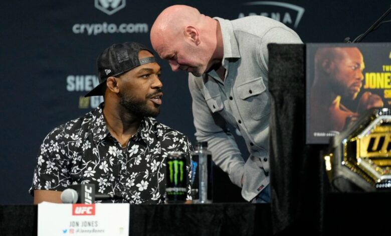 Jon Jones and Dana White, UFC