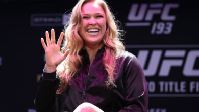 Ronda Rousey UFC press event