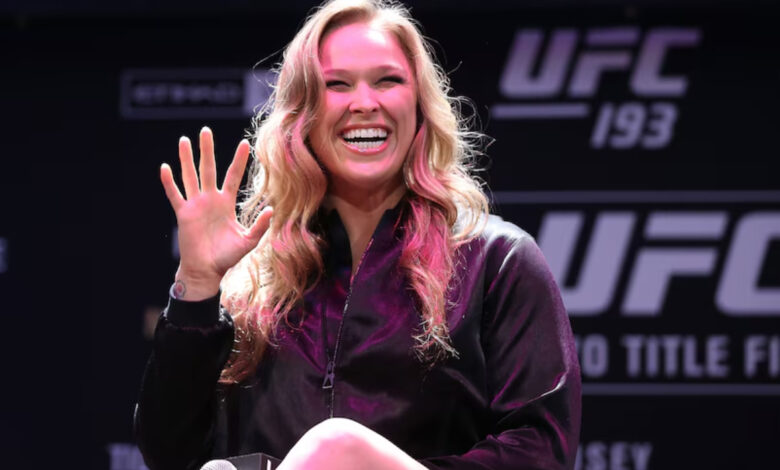Ronda Rousey UFC press event