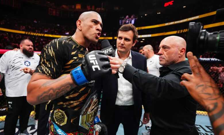 Alex Pereira UFC 320 interview with Joe Rogan