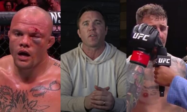 Anthony Smith, Chael Sonnen, Tom Aspinall, UFC 321, eye poke, UFC