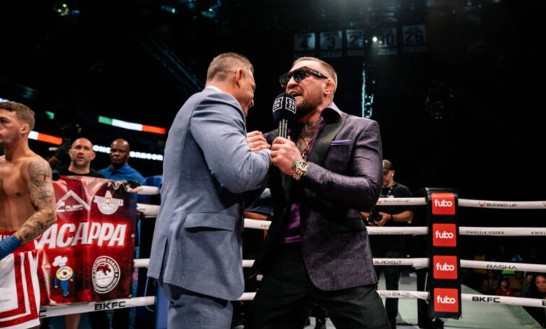 Conor McGregor and David Feldman at BKFC 82