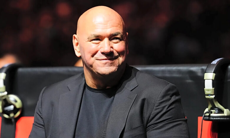 UFC CEO Dana White ringside
