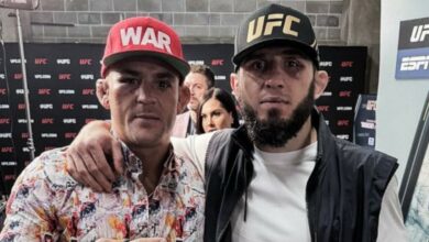 Dustin Poirier and Islam Makhachev