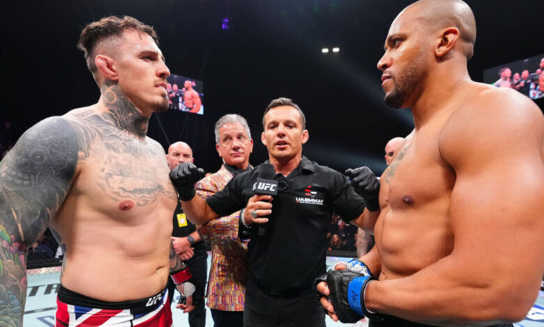 Tom Aspinall and Ciryl Gane face off at UFC 321