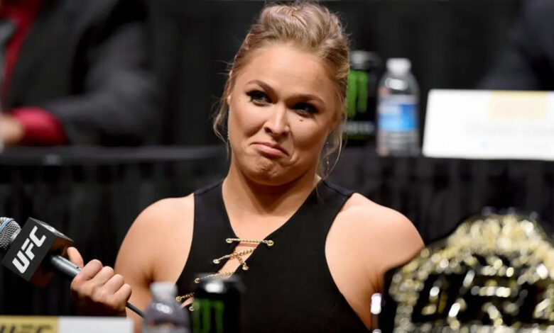 Ronda Rousey during UFC press conference