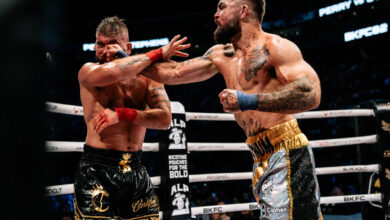 Mike Perry KOs Jeremy Stephens at BKFC 82