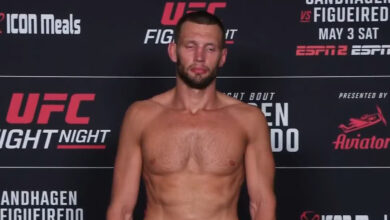 Reinier de Ridder UFC weigh-in