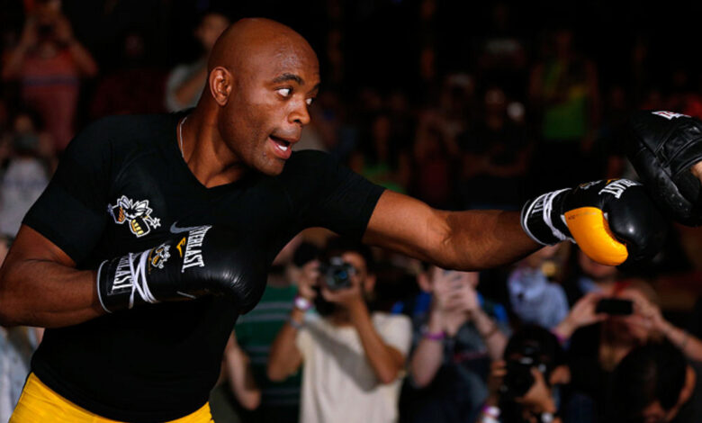 Anderson Silva boxing workout