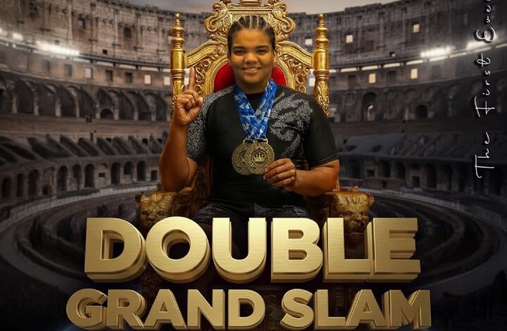 Gabrieli Pessanha Makes History As First-Ever Double Grand Slam Champion In No-Gi Jiu-Jitsu