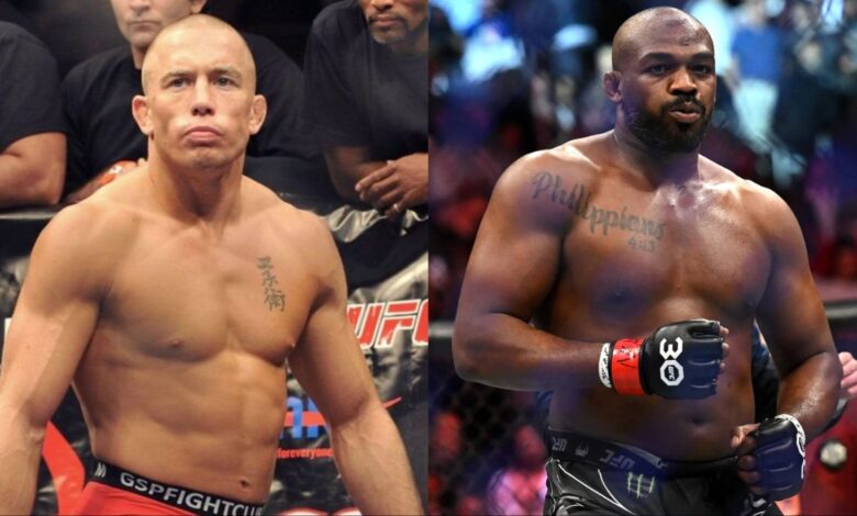 Georges St-Pierre and Jon Jones