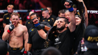 Islam Makhachev defeats Jack Della Maddalena at UFC 322
