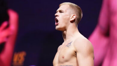 Ian Machado Garry UFC ceremonial weigh-ins