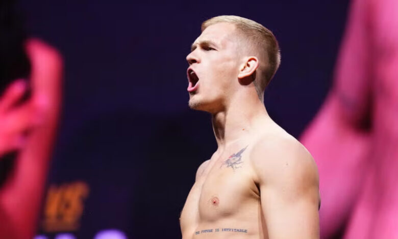 Ian Machado Garry UFC ceremonial weigh-ins