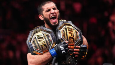 Islam Makhachev wins at UFC 322