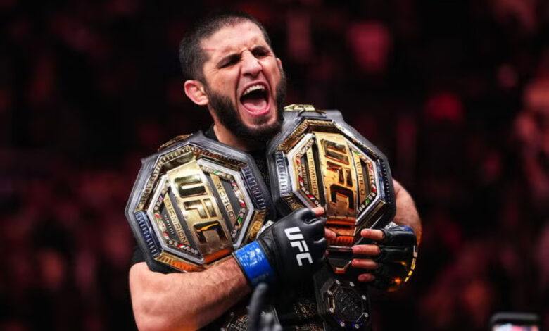 Islam Makhachev wins at UFC 322