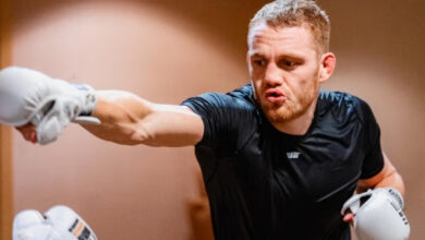 Jack Della Maddalena training