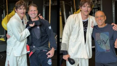 Actor Ashton Kutcher Promoted to Black Belt in Brazilian Jiu-Jitsu
