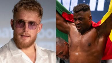Jake Paul and Francis Ngannou