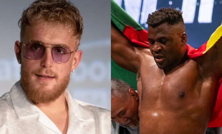 Jake Paul and Francis Ngannou