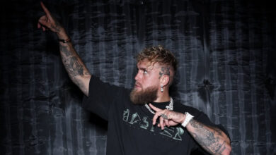 Jake Paul poses for Most Valuable Promotions