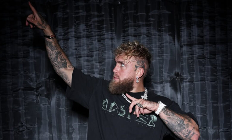 Jake Paul poses for Most Valuable Promotions