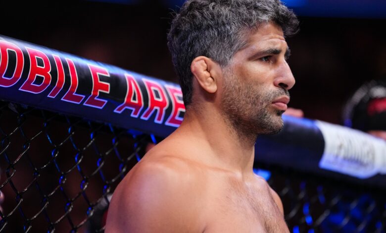 Beneil Dariush enters the Octagon for his fight at UFC 317