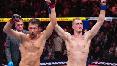 Shavkat Rakhmonov and Ian Machado Garry