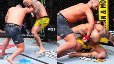 Max Gimenis’ UFC Debut Ends In Brutal First-Round Knockout Loss To Josh Hokit