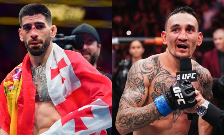 Ilia Topuria and Max Holloway