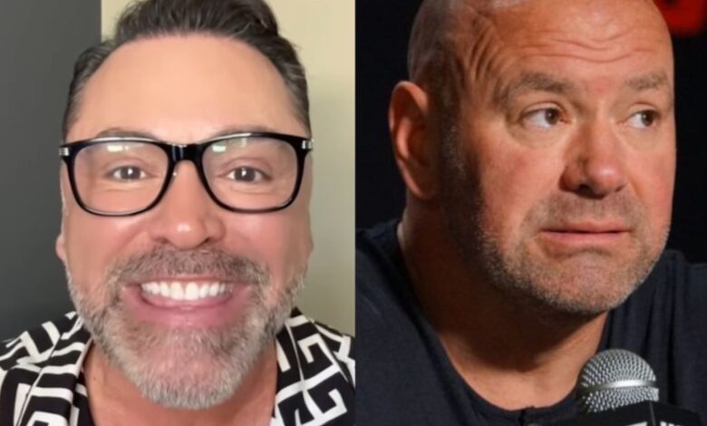 Oscar De La Hoya, Dana White, UFC, MMA