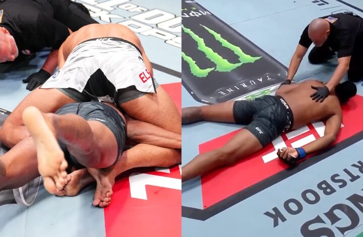 (WATCH) Billy Elekana Scores Controversial Submission Victory At UFC Vegas 110