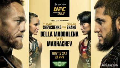 UFC 322, Results, Jack Della Maddalena, Islam Makhachev, Valentina Shevchenko, Weili Zhang, UFC
