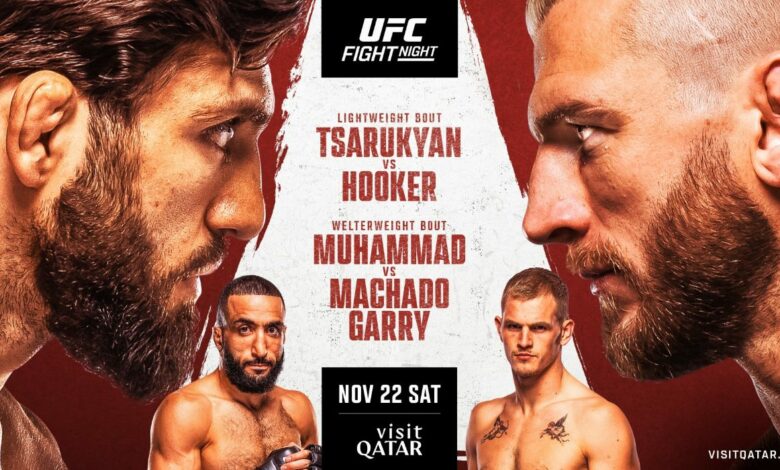 UFC Qatar, Results, Arman Tsarukyan, Dan Hooker, Belal Muhammad, Ian Machado Garry, UFC