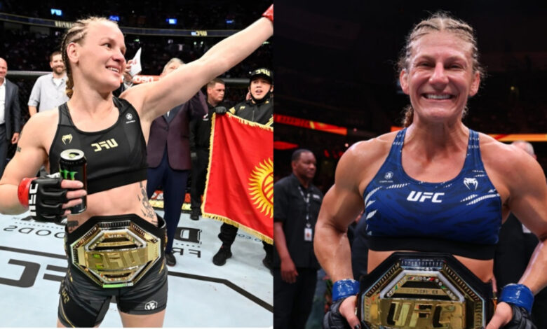 Valentina Shevchenko and Kayla Harrison