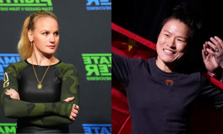 Valentina Shevchenko and Zhang Weili