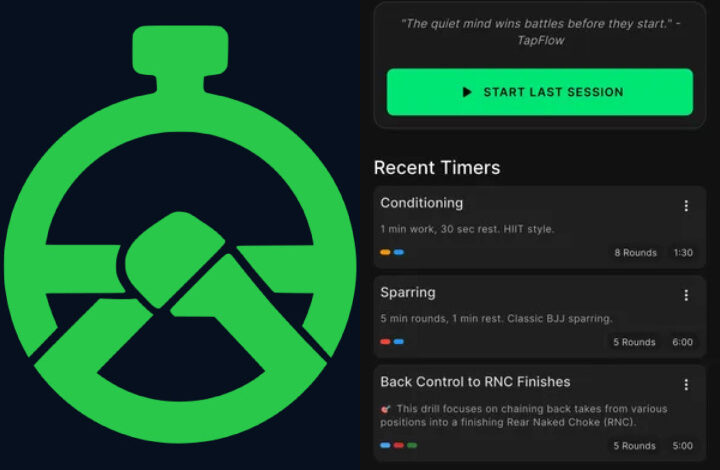Finally, A BJJ Timer and Drills App for Grappling