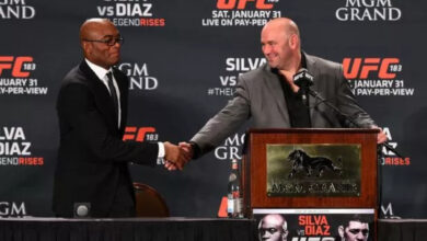 Anderson Silva and Dana White