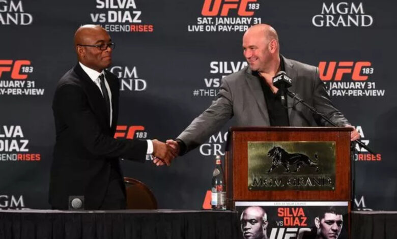 Anderson Silva and Dana White