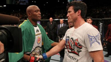 Chael Sonnen and Anderson Silva