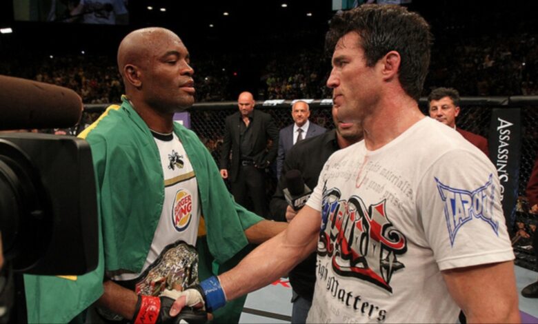 Chael Sonnen and Anderson Silva