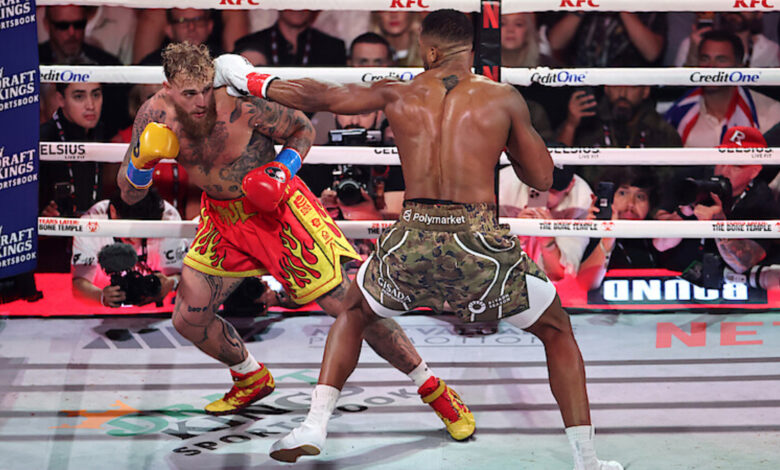 Anthony Joshua vs Jake Paul