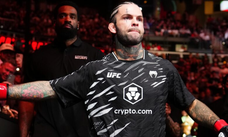 Cody Garbrandt walks to the Octagon for his fight at UFC Atlanta