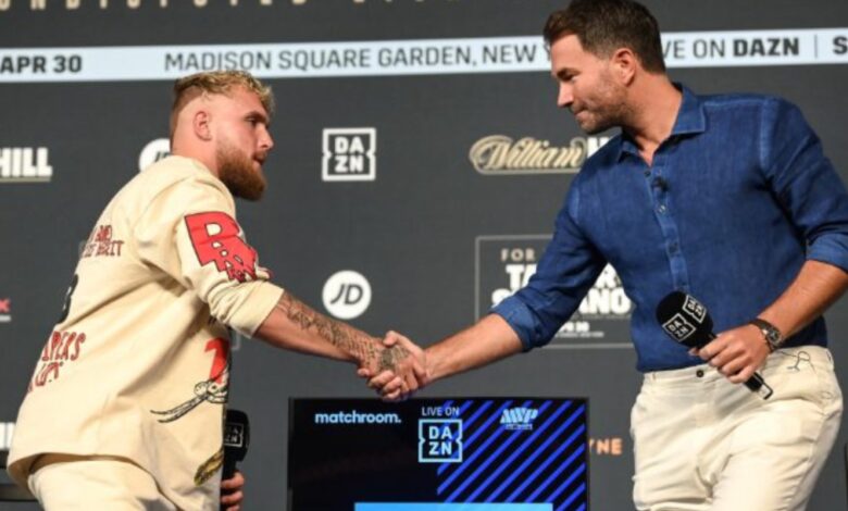 Jake Paul, Mike Tyson, Eddie Hearn