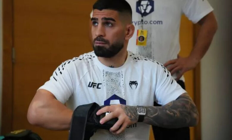 Ilia Topuria UFC backstage