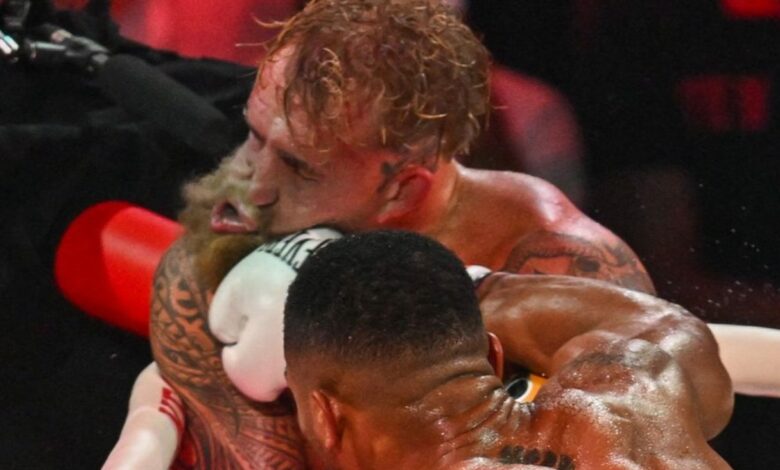 Jake Paul, Broken Jaw, Anthony Joshua, knockout, boxing